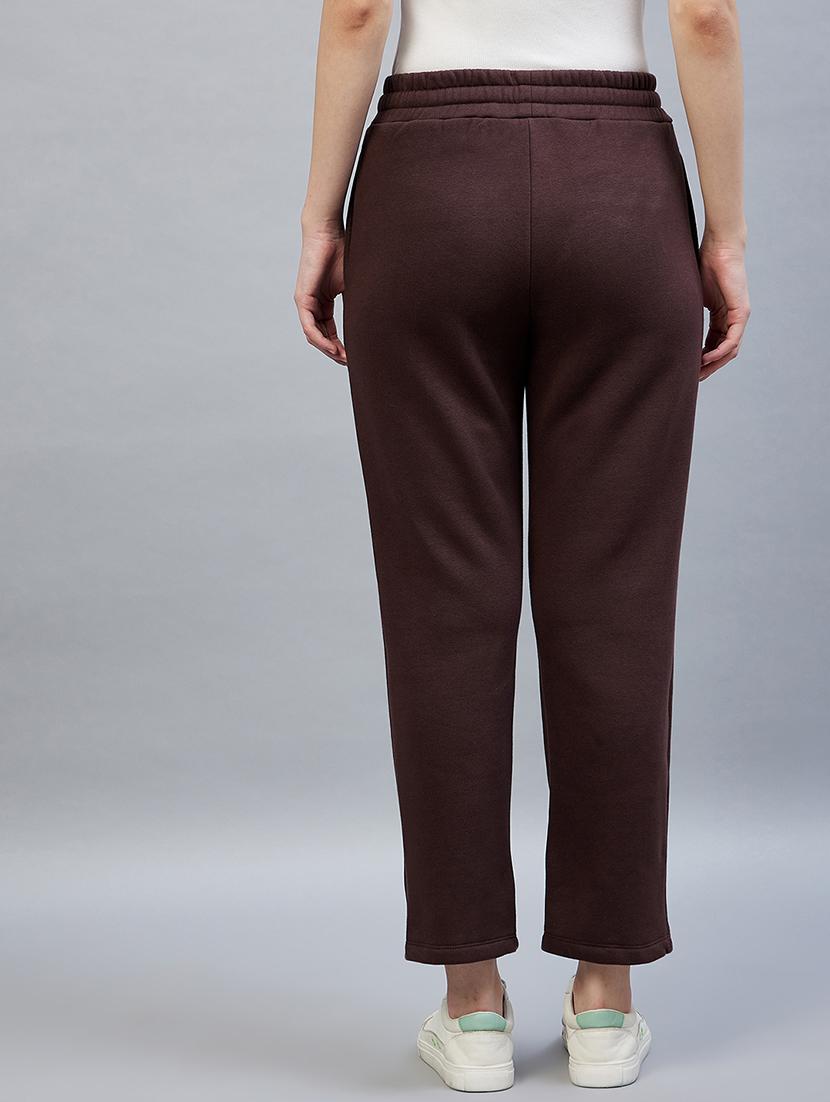 drawstring waist solid track pant - 19118018 - Standard Image - 3