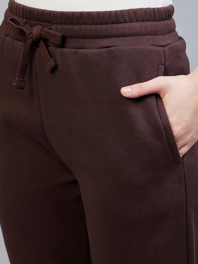 drawstring waist solid track pant - 19118018 - Standard Image - 5