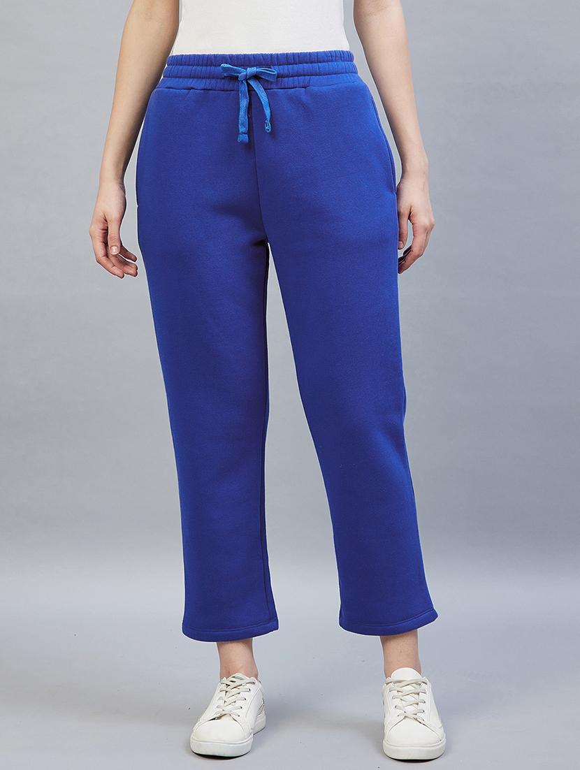 drawstring waist solid track pant - 19118019 -  Zoom Image - 0