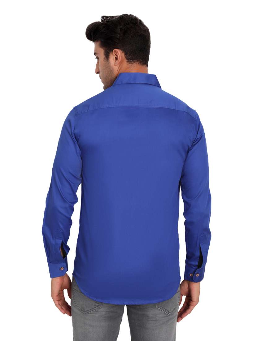 mens solid casual shirt - 19119462 -  Standard Image - 3