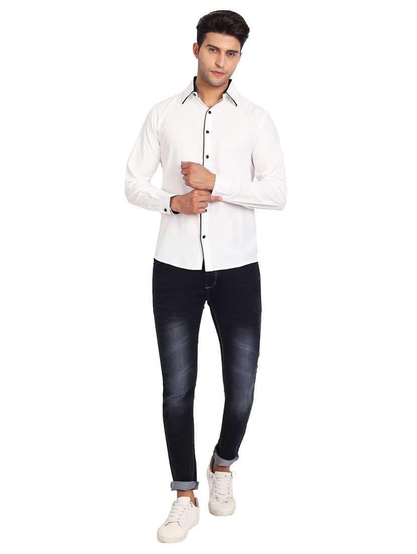 mens solid casual shirt - 19119462 -  Standard Image - 8