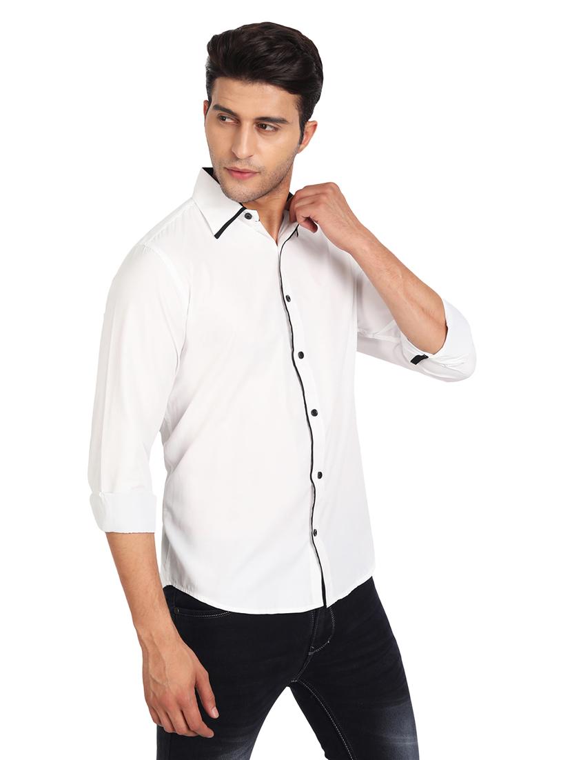 mens solid casual shirt - 19119468 - Standard Image - 5
