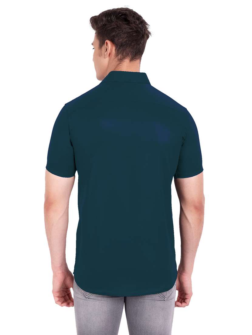 mens solid casual shirt - 19119474 -  Standard Image - 3