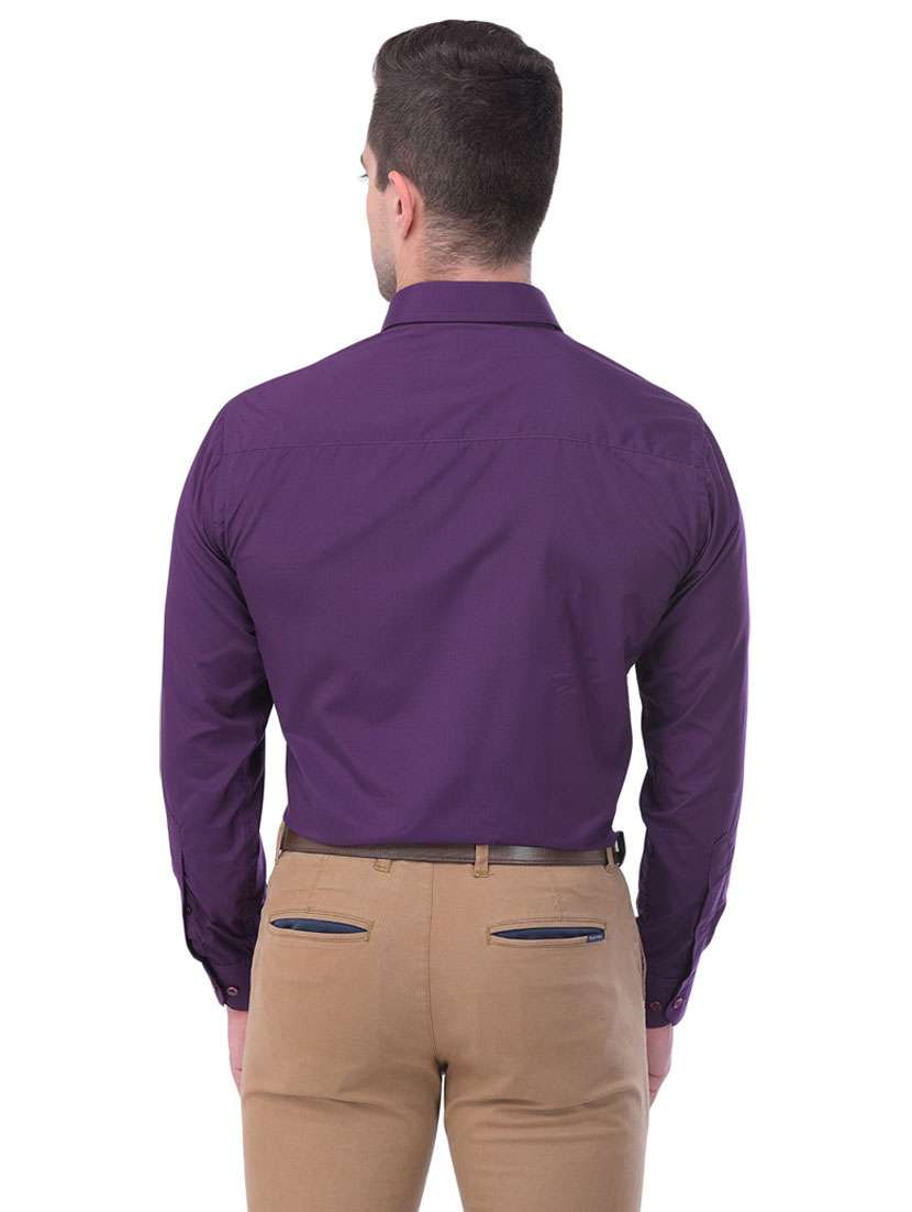 men solid formal shirt - 19119582 - Standard Image - 3