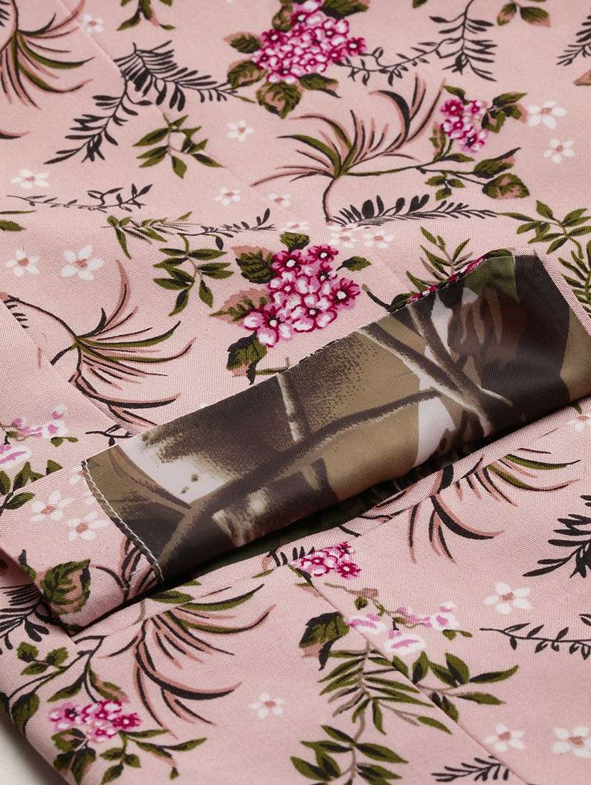 printed single breasted casual blazer - 19120613 -  Standard Image - 8