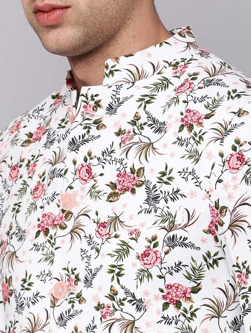 printed single breasted blazer - 19120614 -  Standard Image - 5