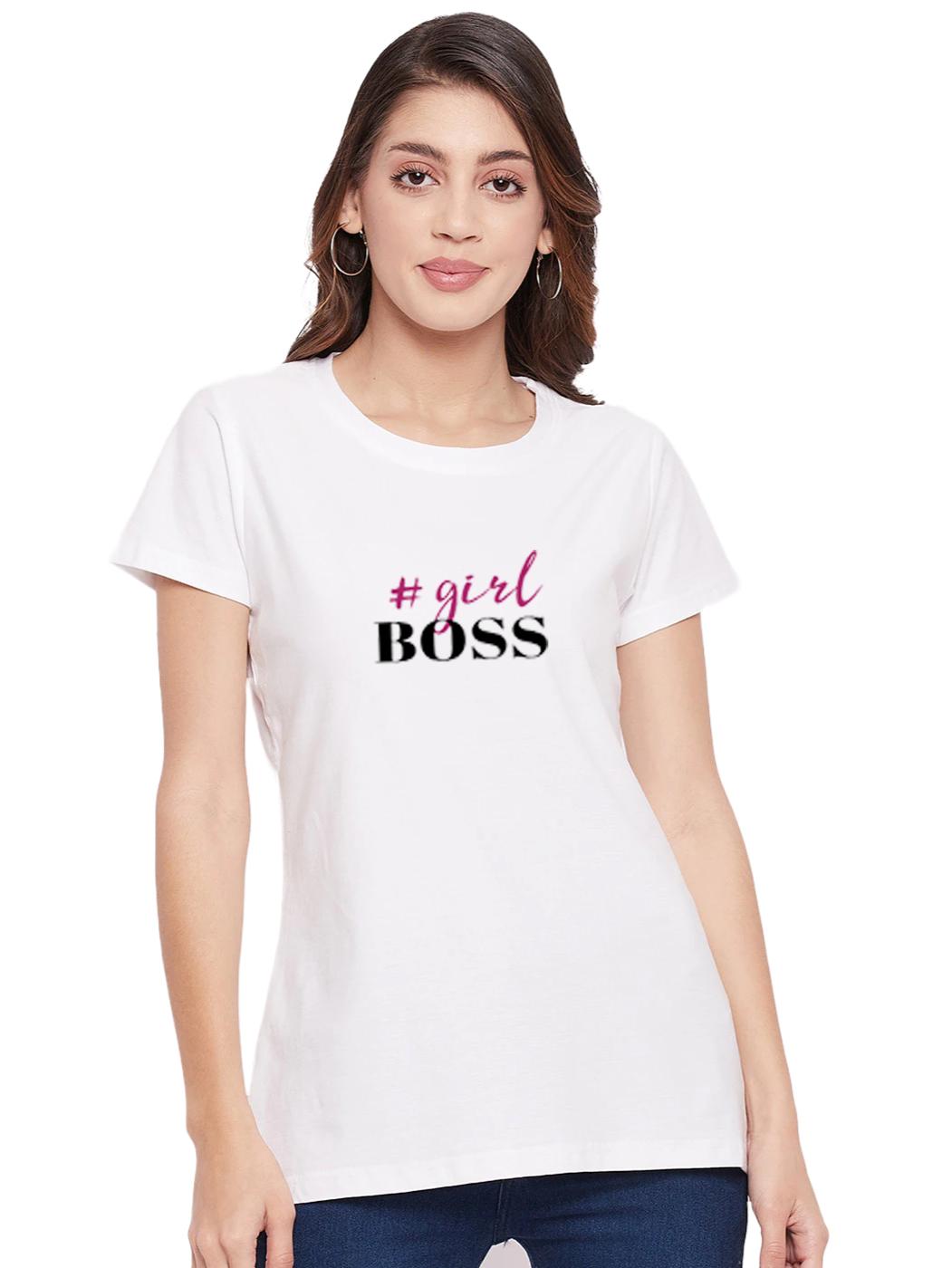 stylish retro women short sleeve causal t-shirts (white) - 19120660 -  Zoom Image - 0