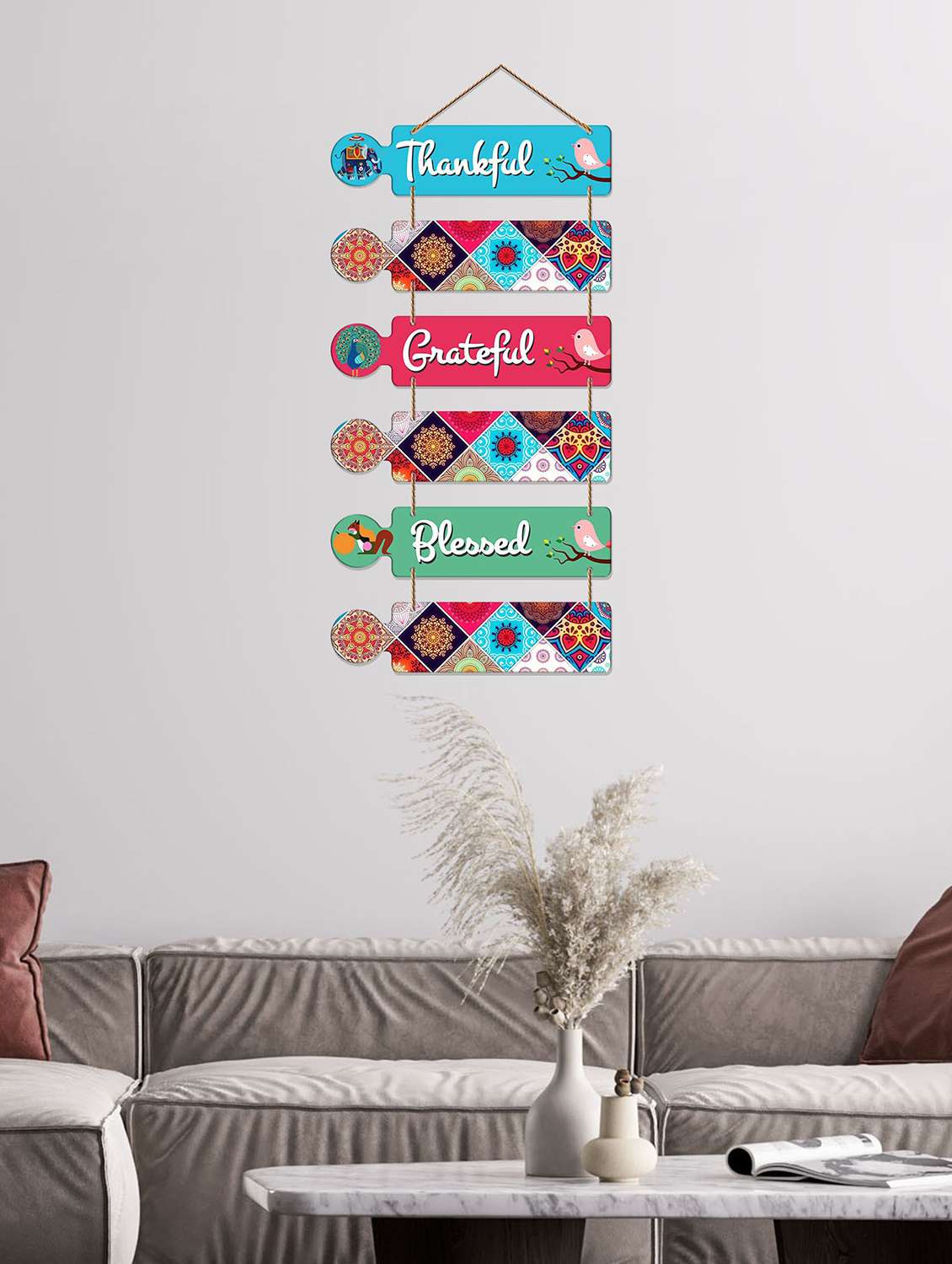 Thankful Wooden Designer Wall Hanging Decorative 