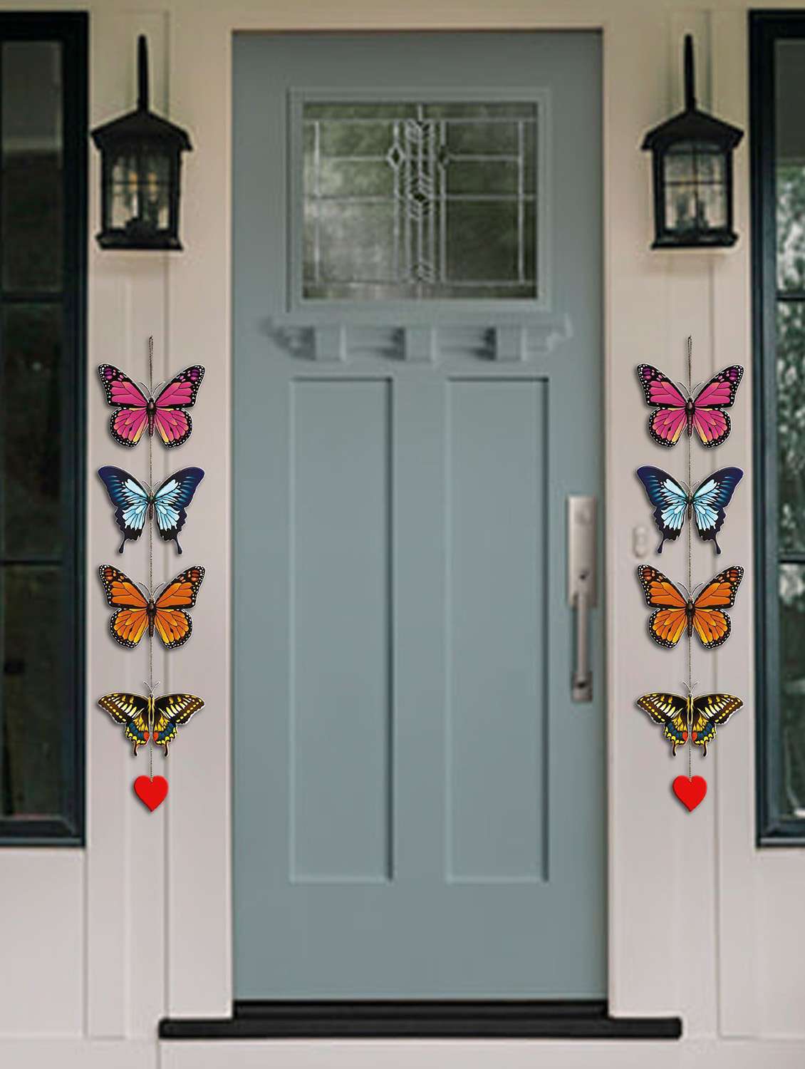butterflies wall and door hanging decorative item for home (wh_5202nv)