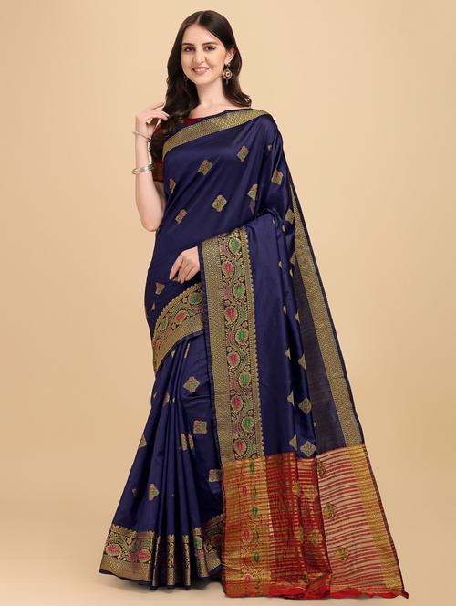 self design kanjivaram saree - 19121643 - Standard Image - 0