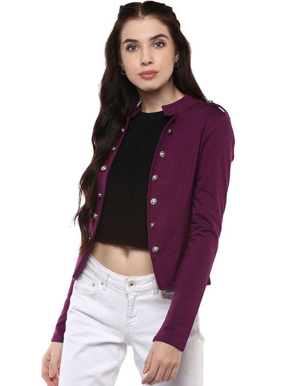 long sleeved solid summer jacket - 19122550 - Zoom Image - 0