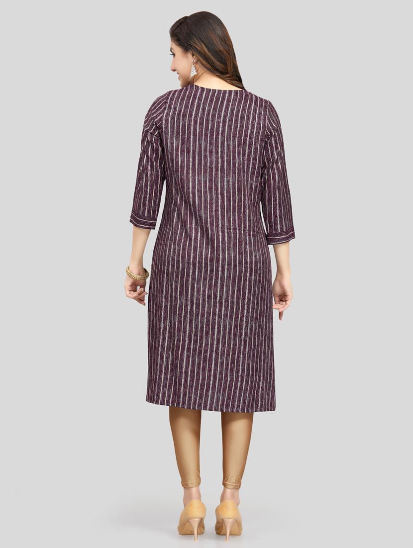 women's straight kurta - 19122763 - Standard Image - 3