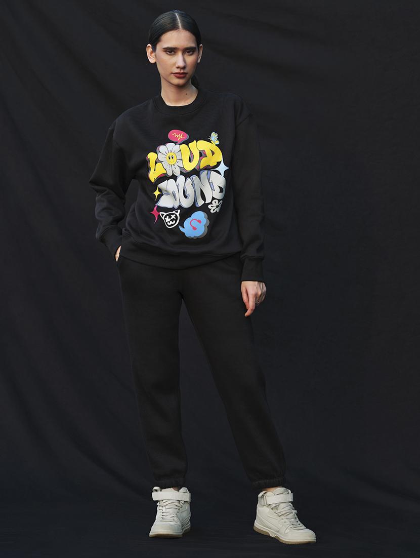 round neck printed sweatshirt - 19122821 - Standard Image - 3