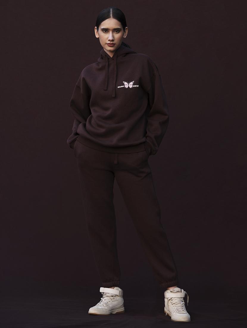 hooded neck printed sweatshirt - 19122826 - Standard Image - 5