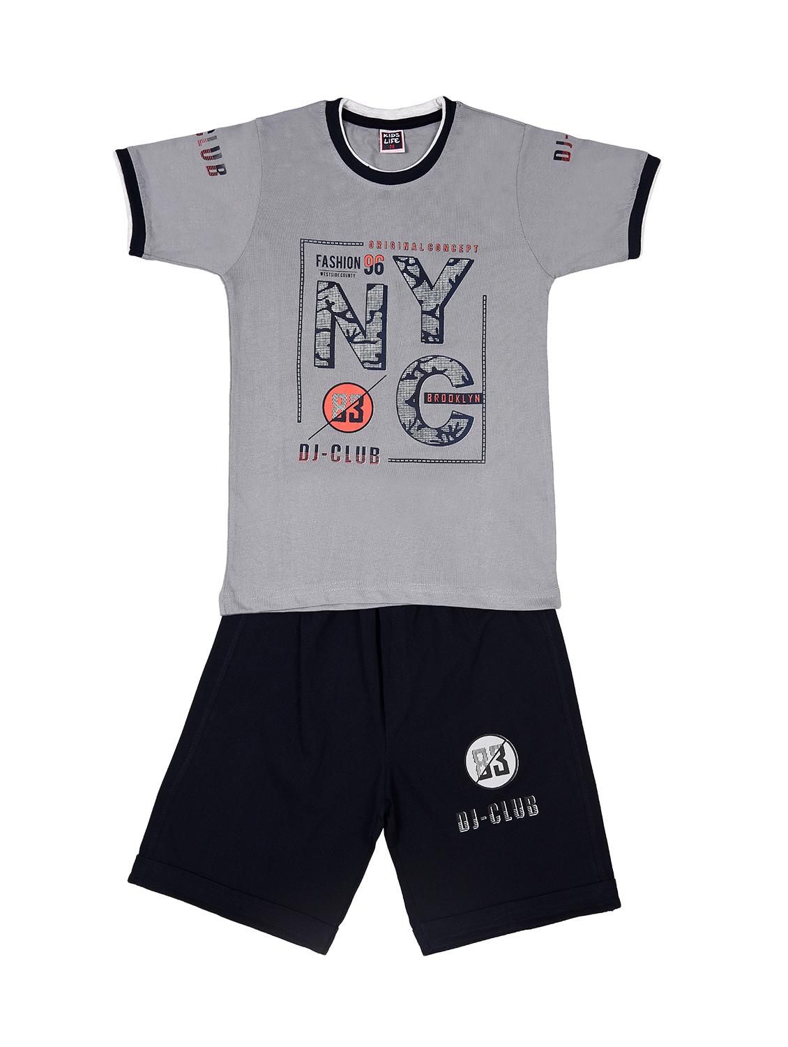 kids printed shorts set  - 19122897 -  Zoom Image - 0