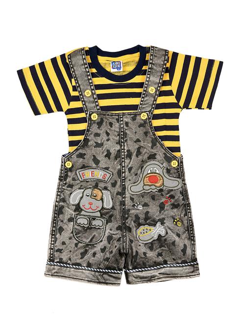 kids striped shorts dungarees set  - 19122930 -  Standard Image - 0