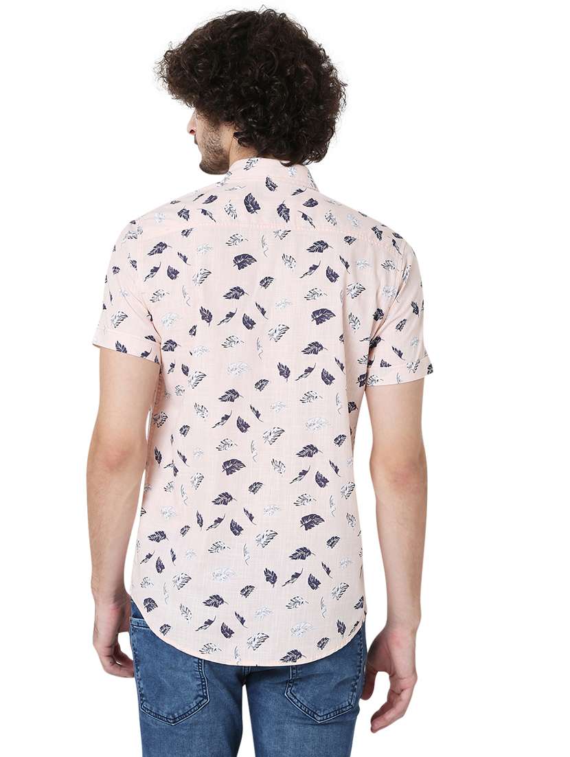 pink printed casual shirt - 19124328 - Standard Image - 3