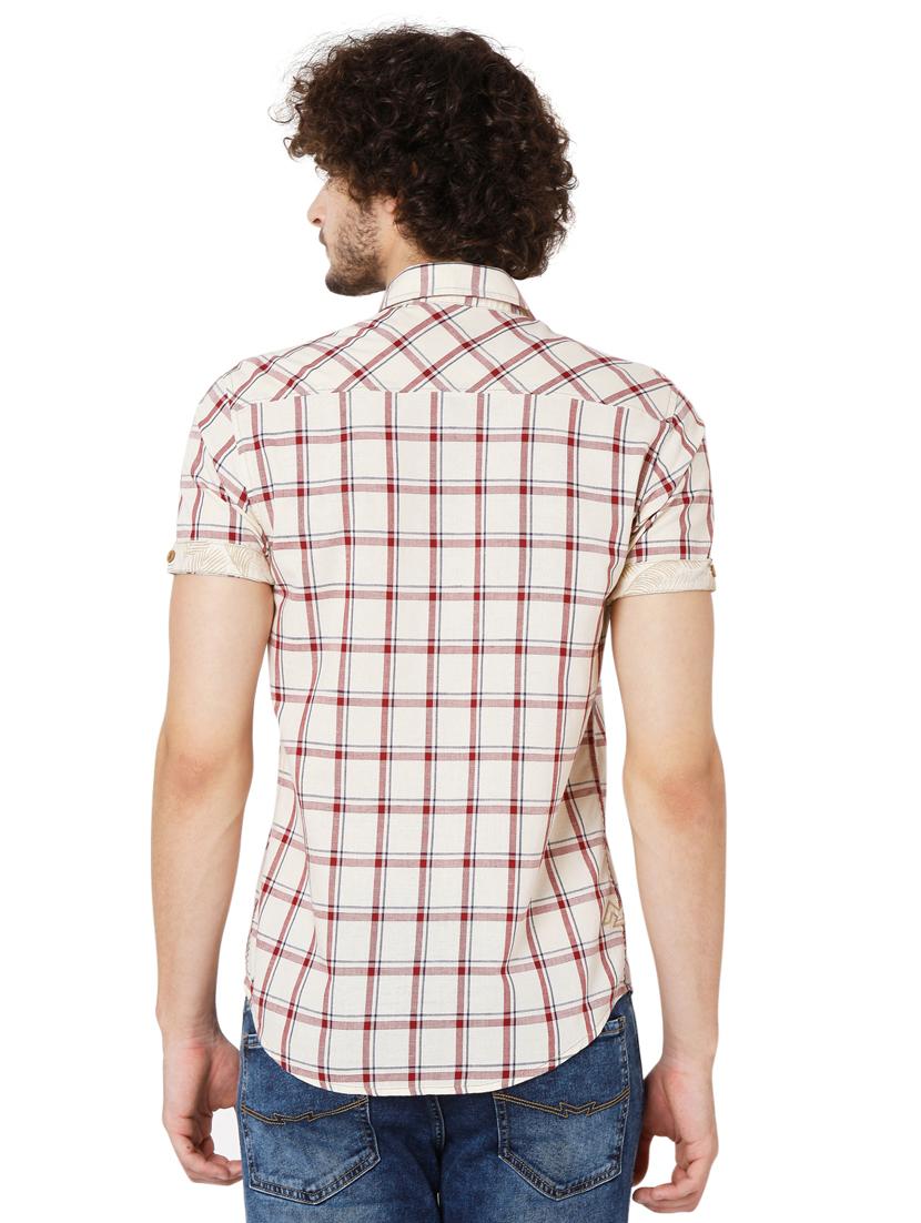 multi colored checkered casual shirt - 19124351 - Standard Image - 3