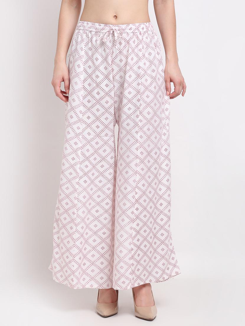 pack of 2 printed flared palazzo - 19124372 - Standard Image - 3