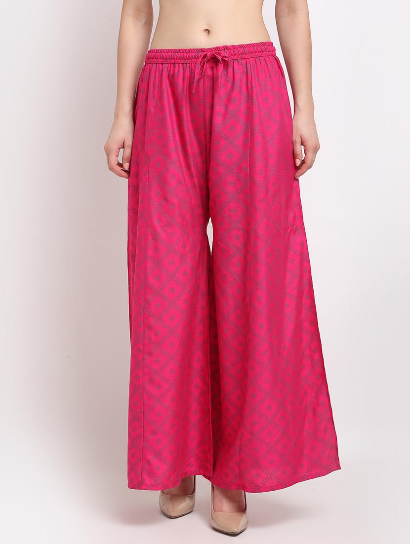 pack of 2 printed flared palazzo - 19124385 - Standard Image - 3