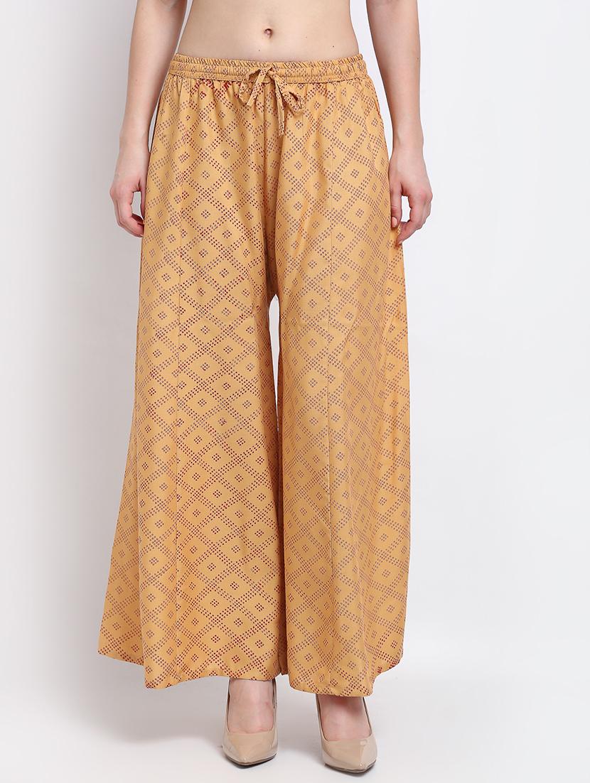 pack of 2 printed flared palazzo - 19124410 - Standard Image - 3
