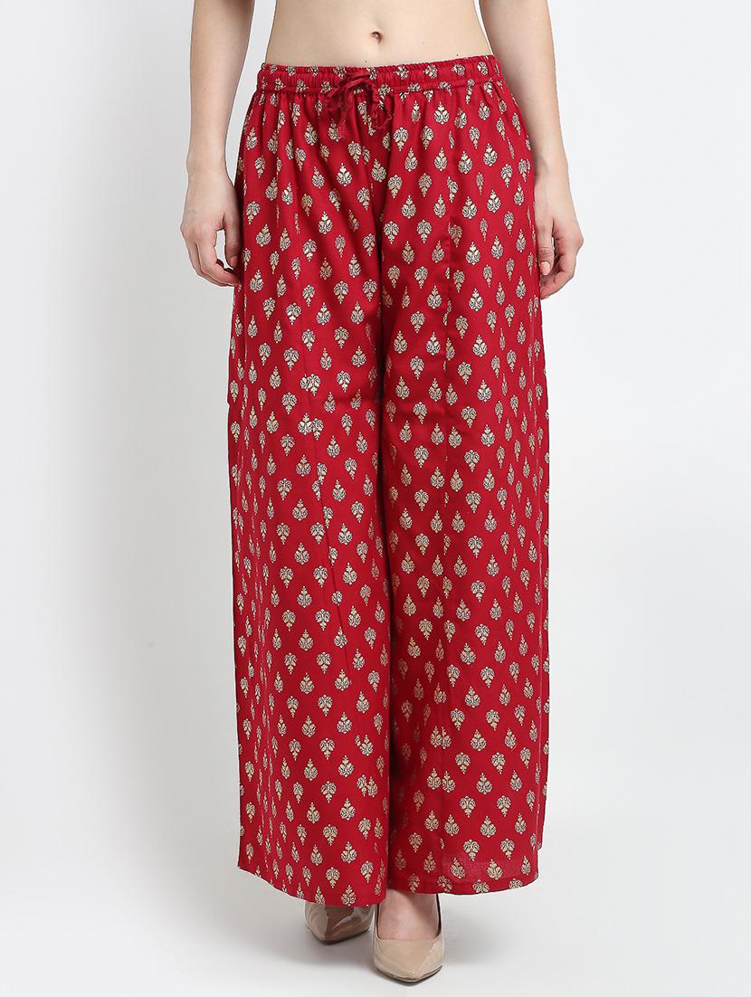 pack of 2 printed flared palazzo - 19124412 - Standard Image - 3