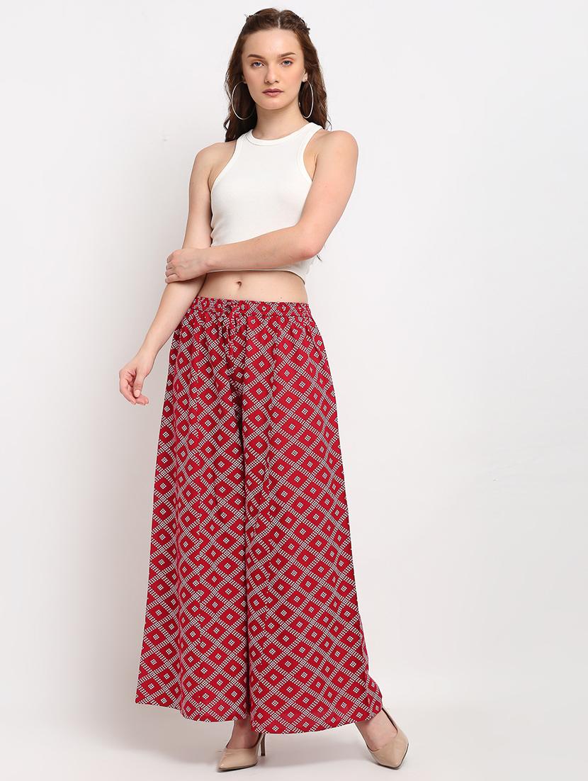 pack of 2 printed flared palazzo - 19124425 - Standard Image - 5