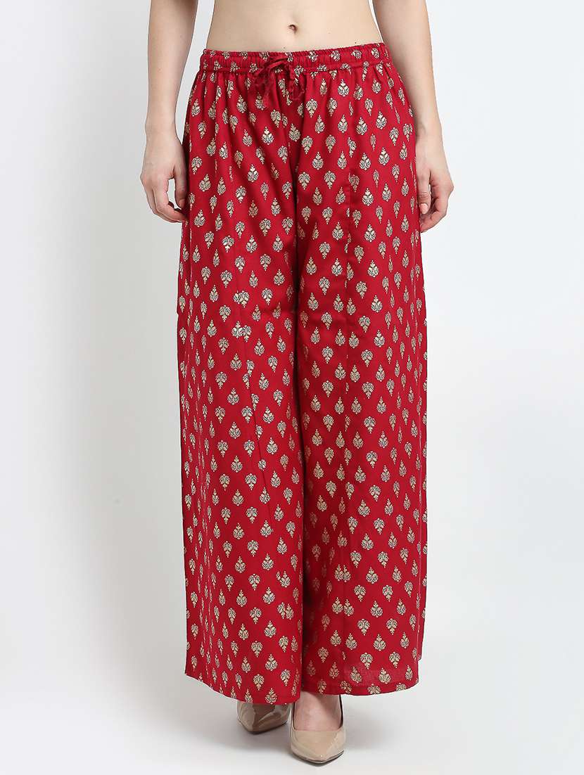 pack of 2 printed flared palazzo - 19124432 -  Standard Image - 3
