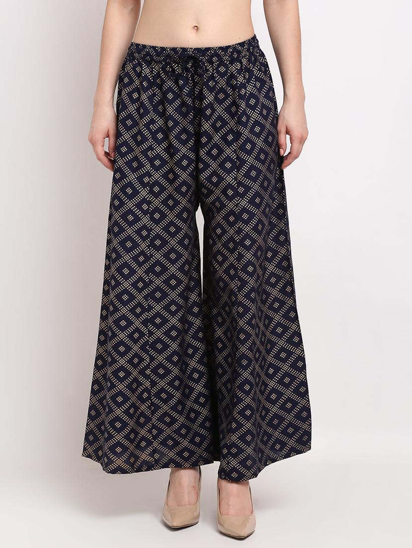 pack of 2 printed flared palazzo - 19124445 - Standard Image - 3