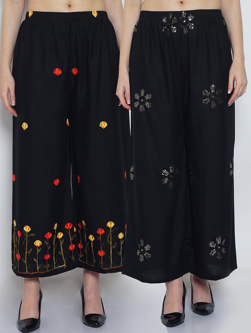 pack of 2 flared palazzo - 19124455 -  Zoom Image - 0