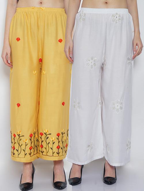 pack of 2 flared palazzo  - 19124470 -  Standard Image - 0