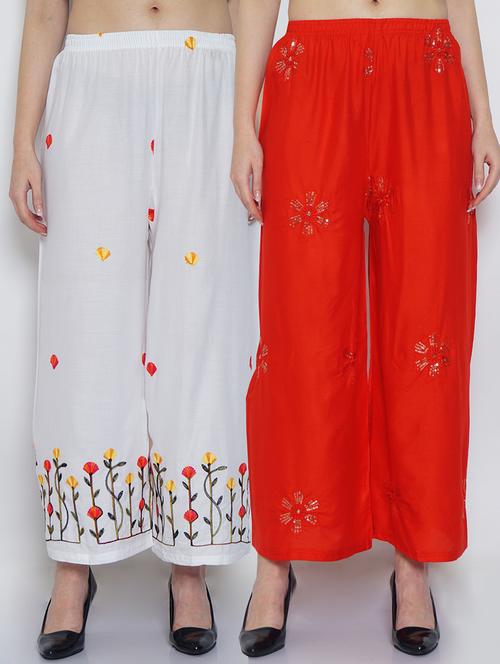 pack of 2 flared palazzo  - 19124476 -  Standard Image - 0