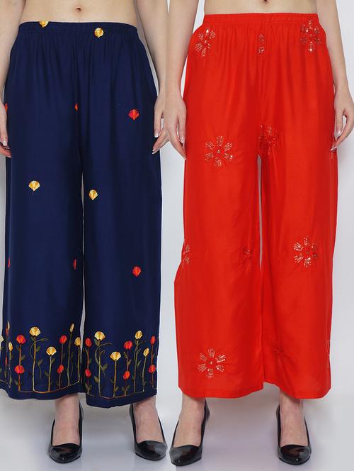pack of 2 flared palazzo - 19124483 -  Standard Image - 0