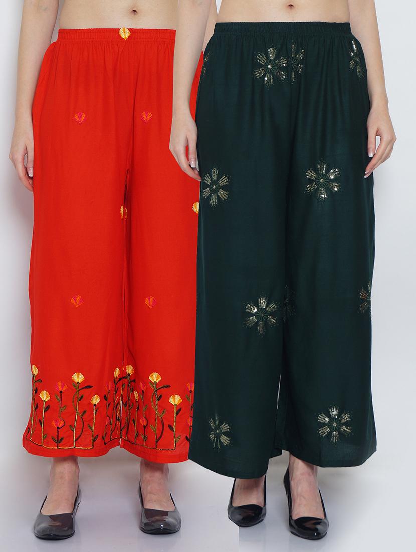 pack of 2 flared palazzo  - 19124517 -  Zoom Image - 0