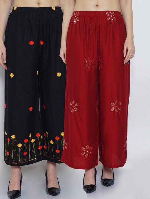 pack of 2 flared palazzo  - 19124525 -  Standard Image - 0