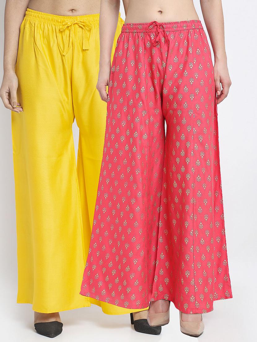 pack of 2 =flared palazzo - 19124603 -  Zoom Image - 0