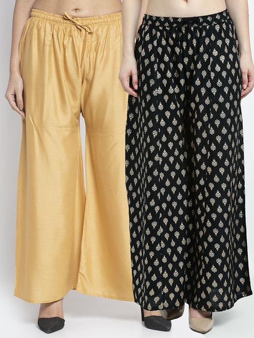 pack of 2 flared palazzo - 19124625 -  Standard Image - 0