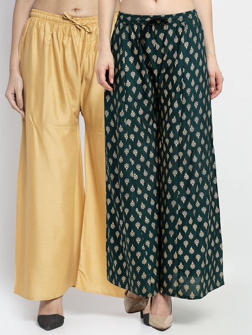 pack of 2 flared palazzo - 19124631 -  Standard Image - 0