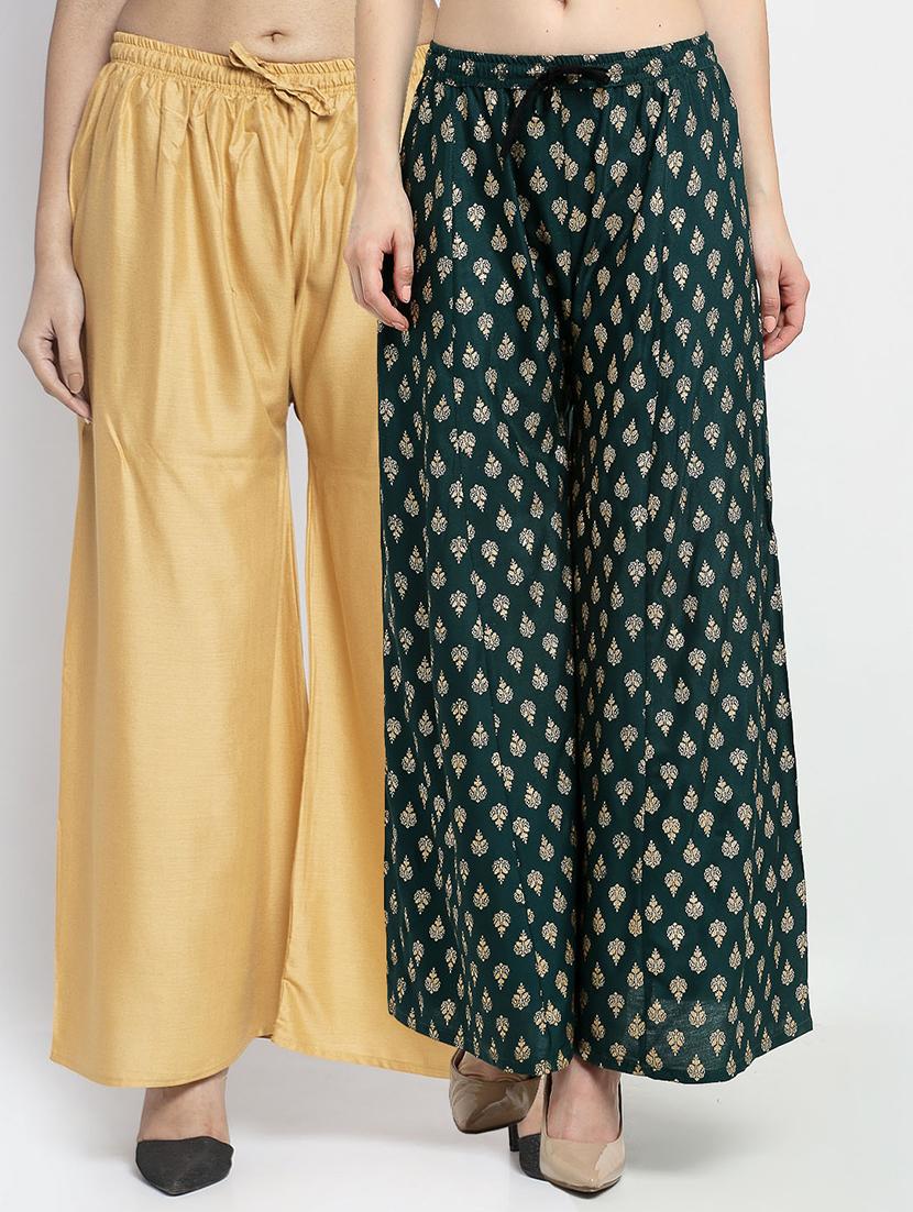 pack of 2 flared palazzo - 19124631 -  Zoom Image - 0