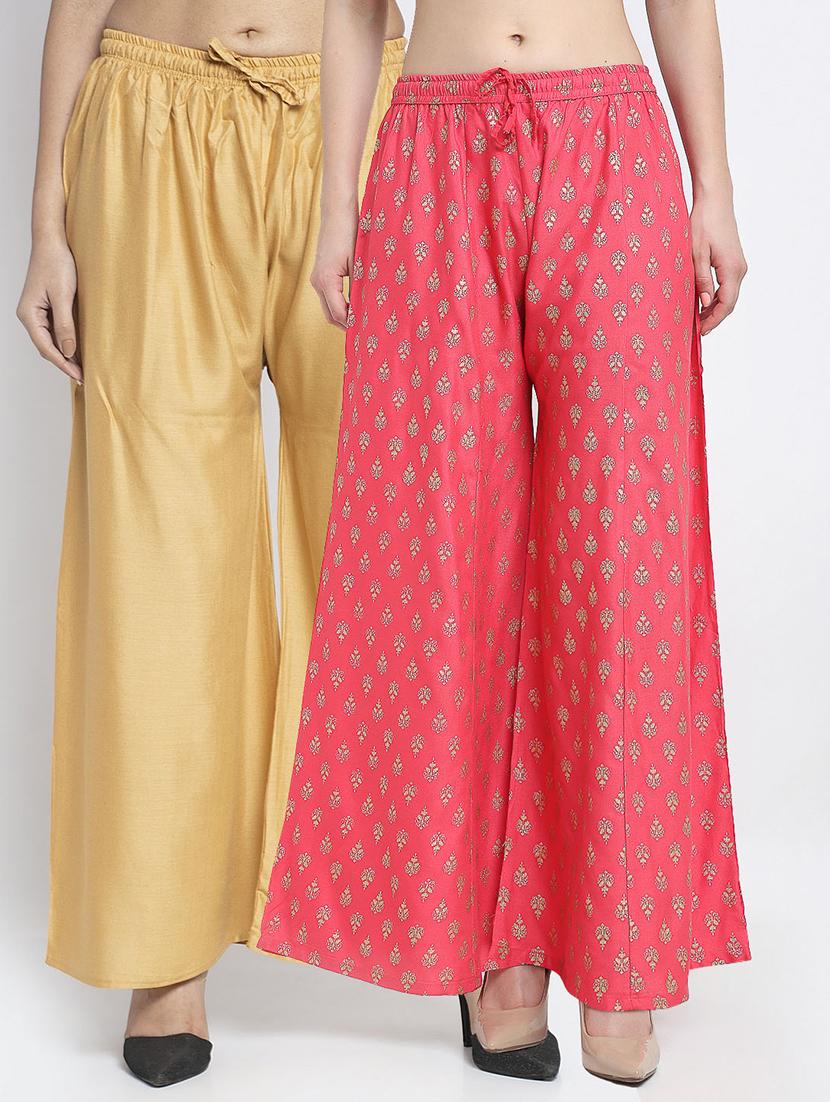 pack of 2 flared palazzo - 19124633 -  Zoom Image - 0