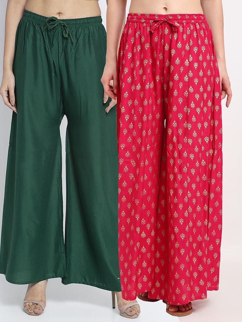 pack of 2 flared palazzo - 19124648 -  Zoom Image - 0