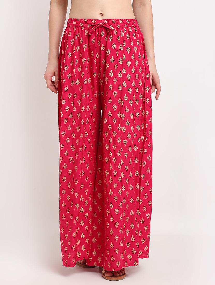 pack of 2 printed flared palazzo - 19124658 - Standard Image - 3