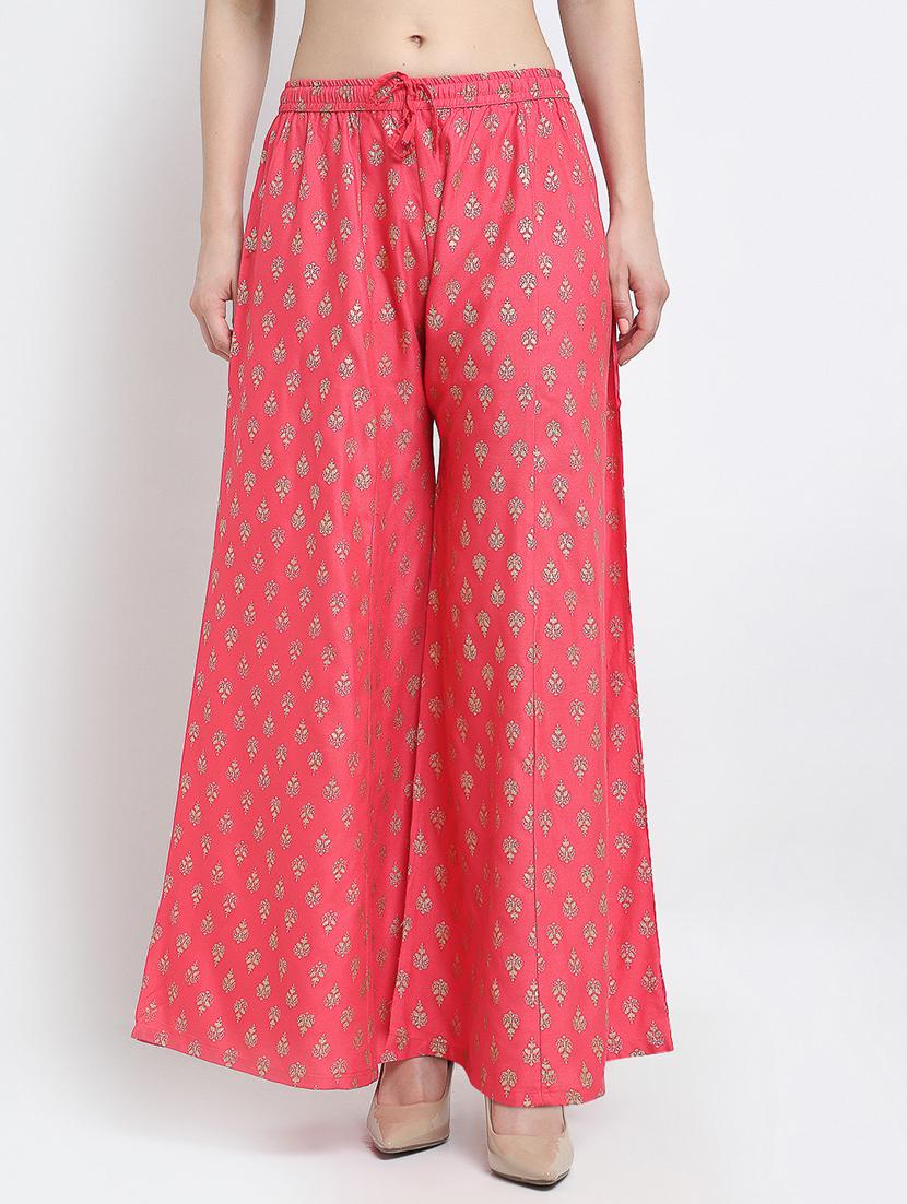 pack of 2 printed flared palazzo - 19124673 - Standard Image - 3