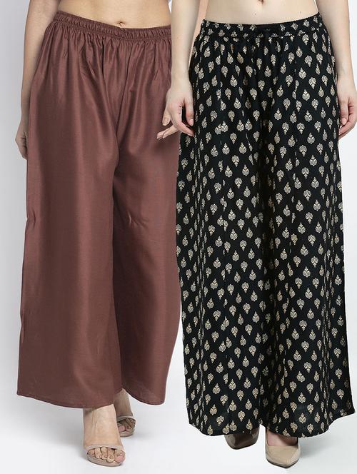 pack of 2 flared palazzo - 19124695 -  Standard Image - 0