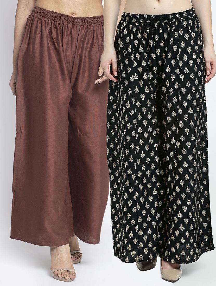 pack of 2 flared palazzo - 19124695 -  Zoom Image - 0