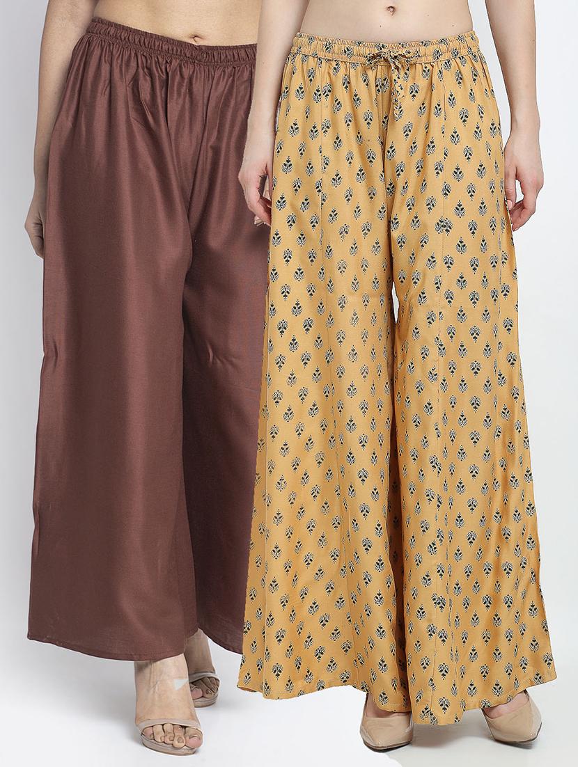 pack of 2 flared palazzo - 19124700 -  Zoom Image - 0