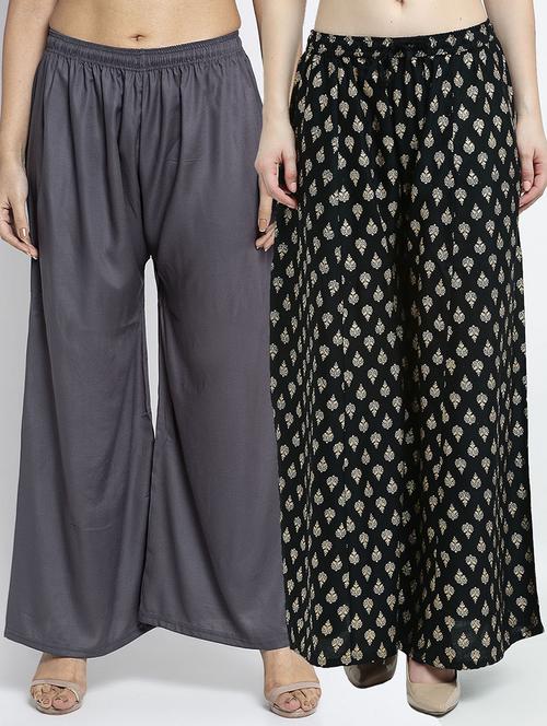 pack of 2 flared palazzo  - 19124725 -  Standard Image - 0