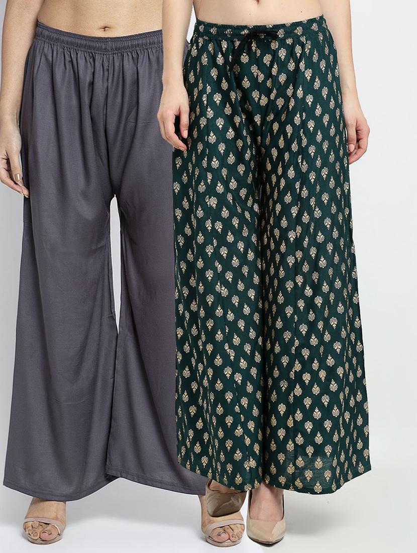 pack of 2 flared palazzo  - 19124731 -  Zoom Image - 0