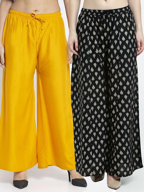 pack of 2 flared palazzo  - 19124735 -  Standard Image - 0