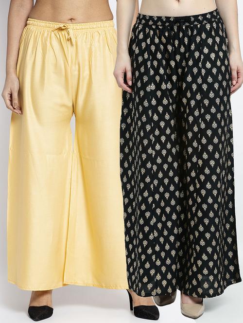 pack of 2 flared palazzo - 19124745 - Standard Image - 0
